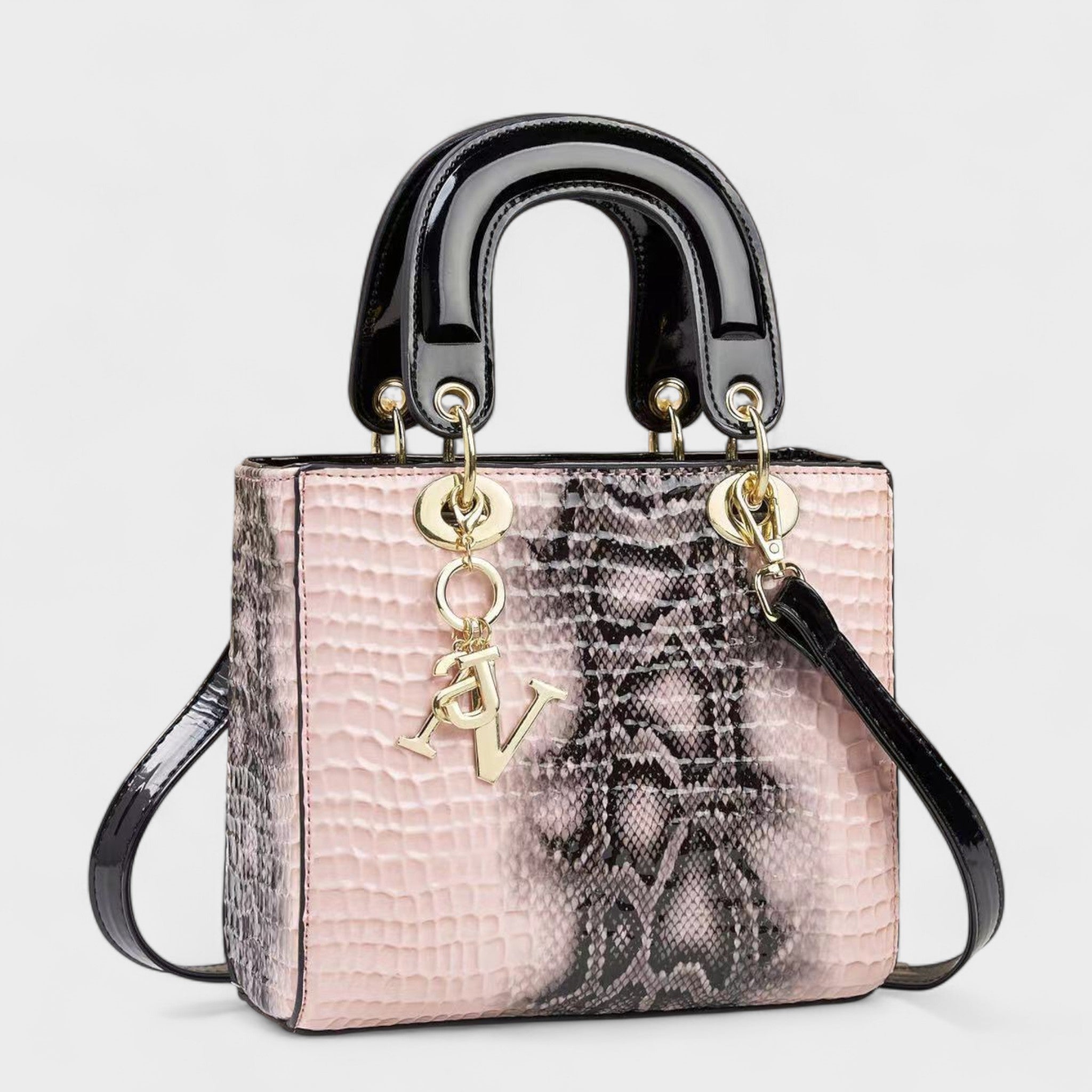 Izabela - Snake Print Handbag