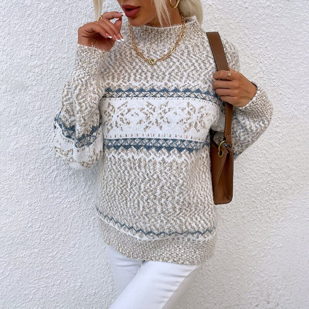 SAGA™ - Cozy Fair Isle Knit Sweater