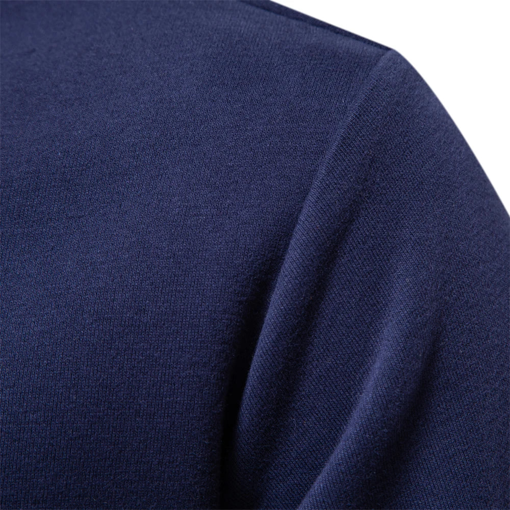 Suéter Polo Peeter Signature con Contraste Clásico