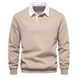 Suéter Polo Peeter Signature con Contraste Clásico