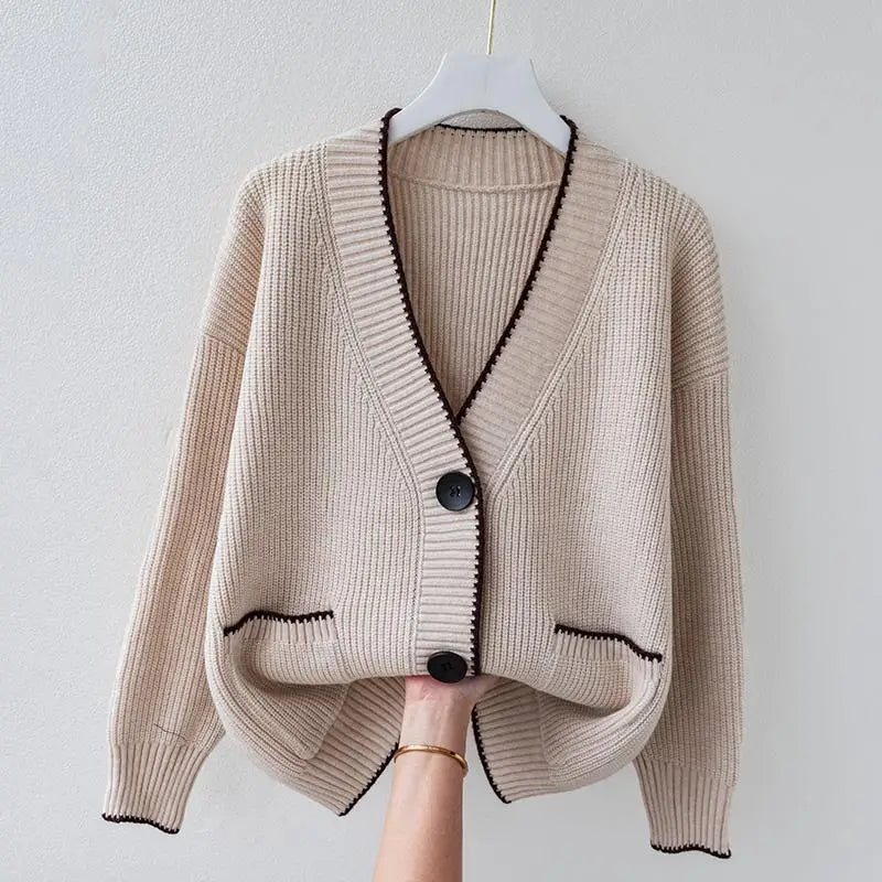 Lena – Cárdigan trenzado de talla única