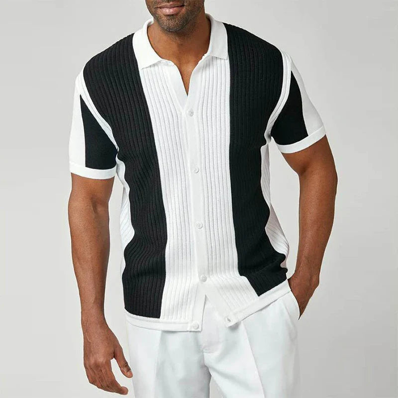 Eusébio — Camisa elegante inspirada en Italia