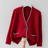 Lena – Cárdigan trenzado de talla única