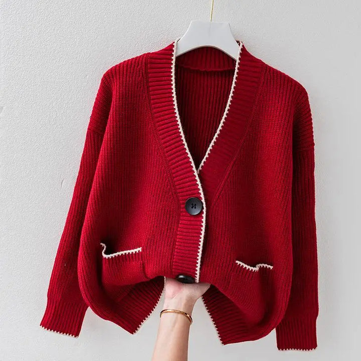 Lena – Cárdigan trenzado de talla única
