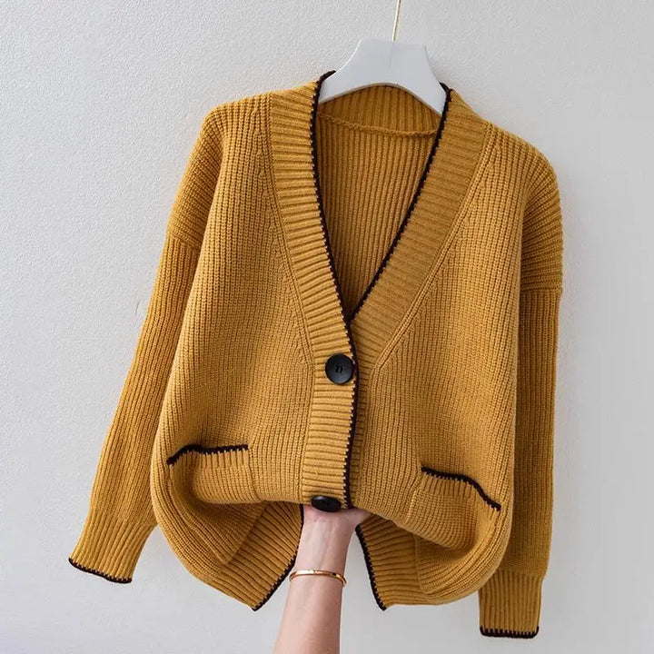 Lena – Cárdigan trenzado de talla única
