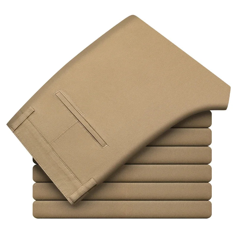 Modern Comfort Cotton Casual Trousers