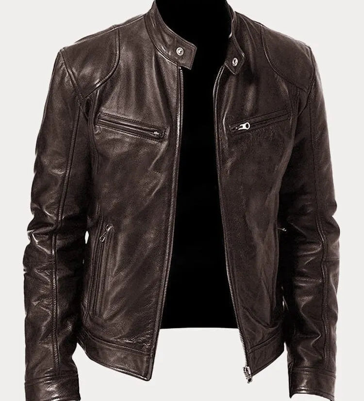Rasmus Classic Leather Jacket: A Timeless Masculine Design