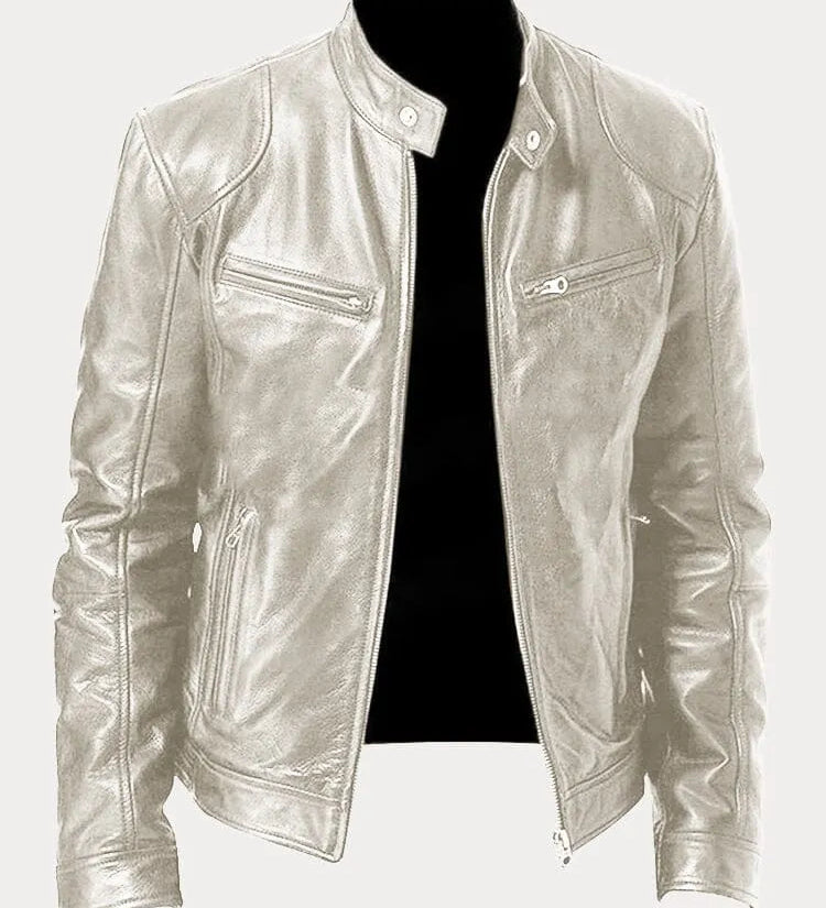 Rasmus Classic Leather Jacket: A Timeless Masculine Design