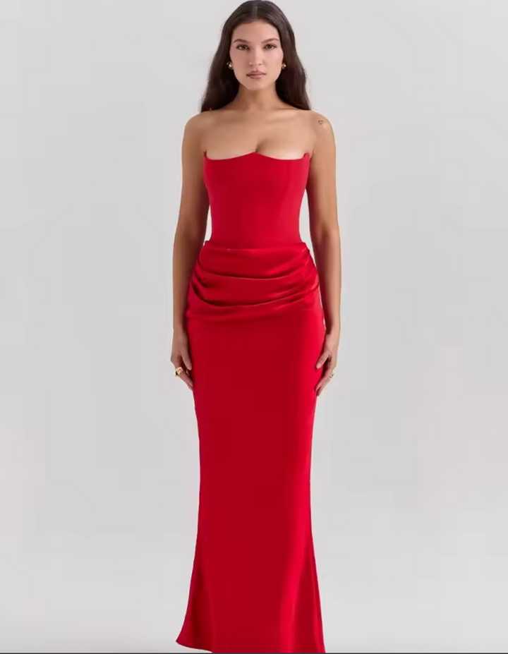 Vestido Maxi Elegante Minimalista y Fluido