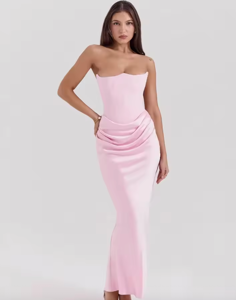 Vestido Maxi Elegante Minimalista y Fluido