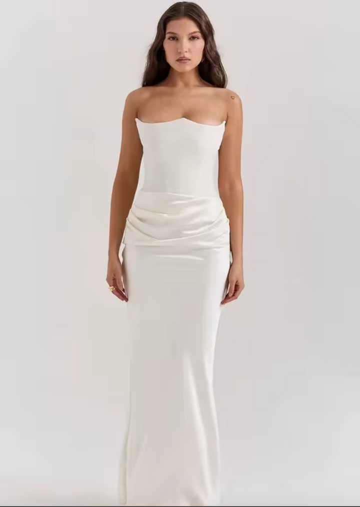 Vestido Maxi Elegante Minimalista y Fluido