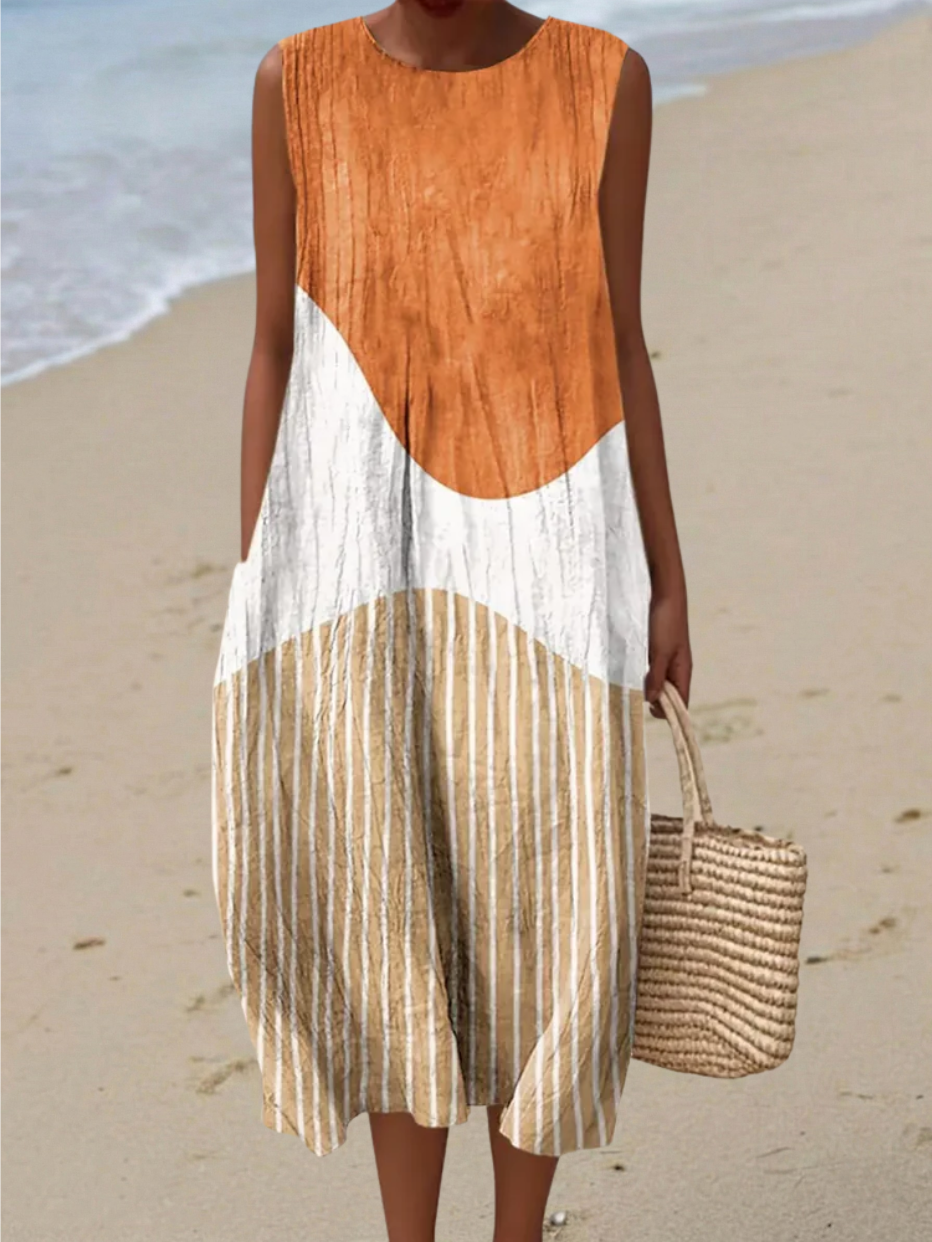 Patricia - Vestido de Verano Estilo Desert Flow