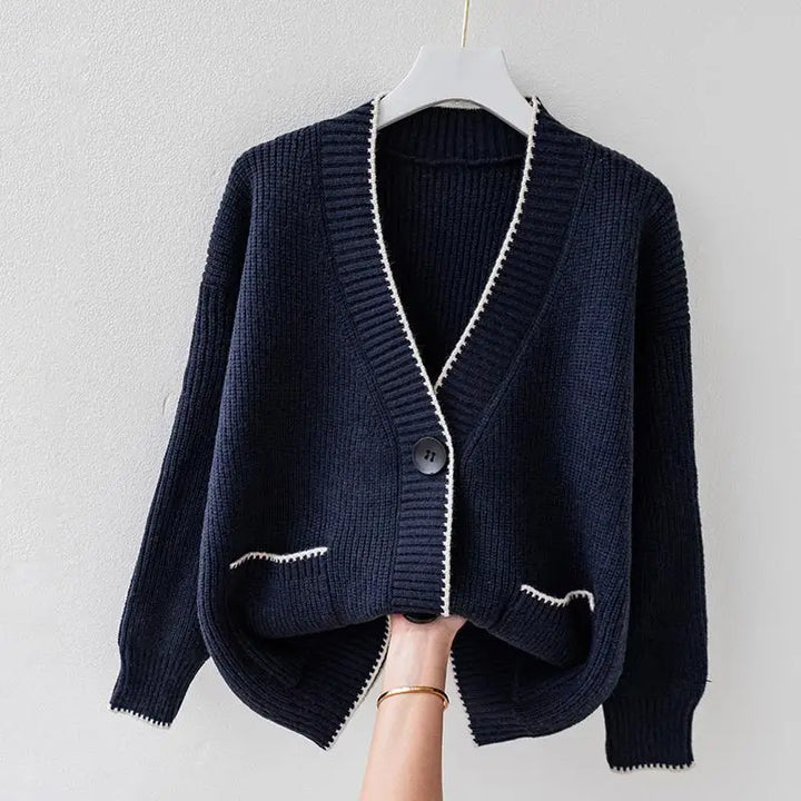 Lena – Cárdigan trenzado de talla única