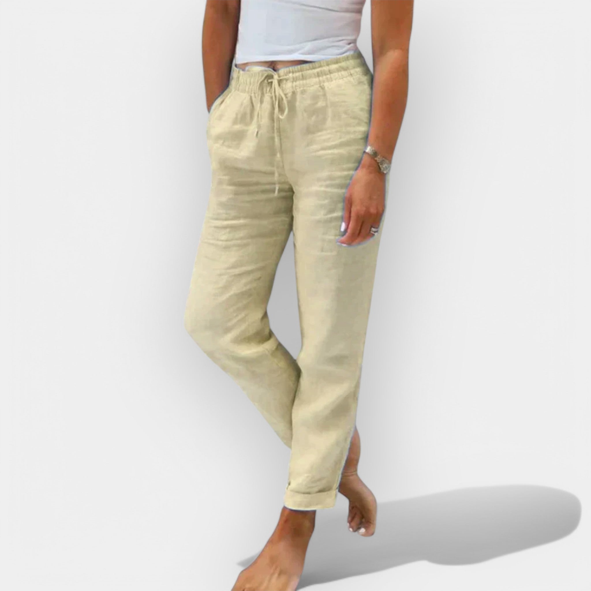 Breezy Linen Summer Trousers