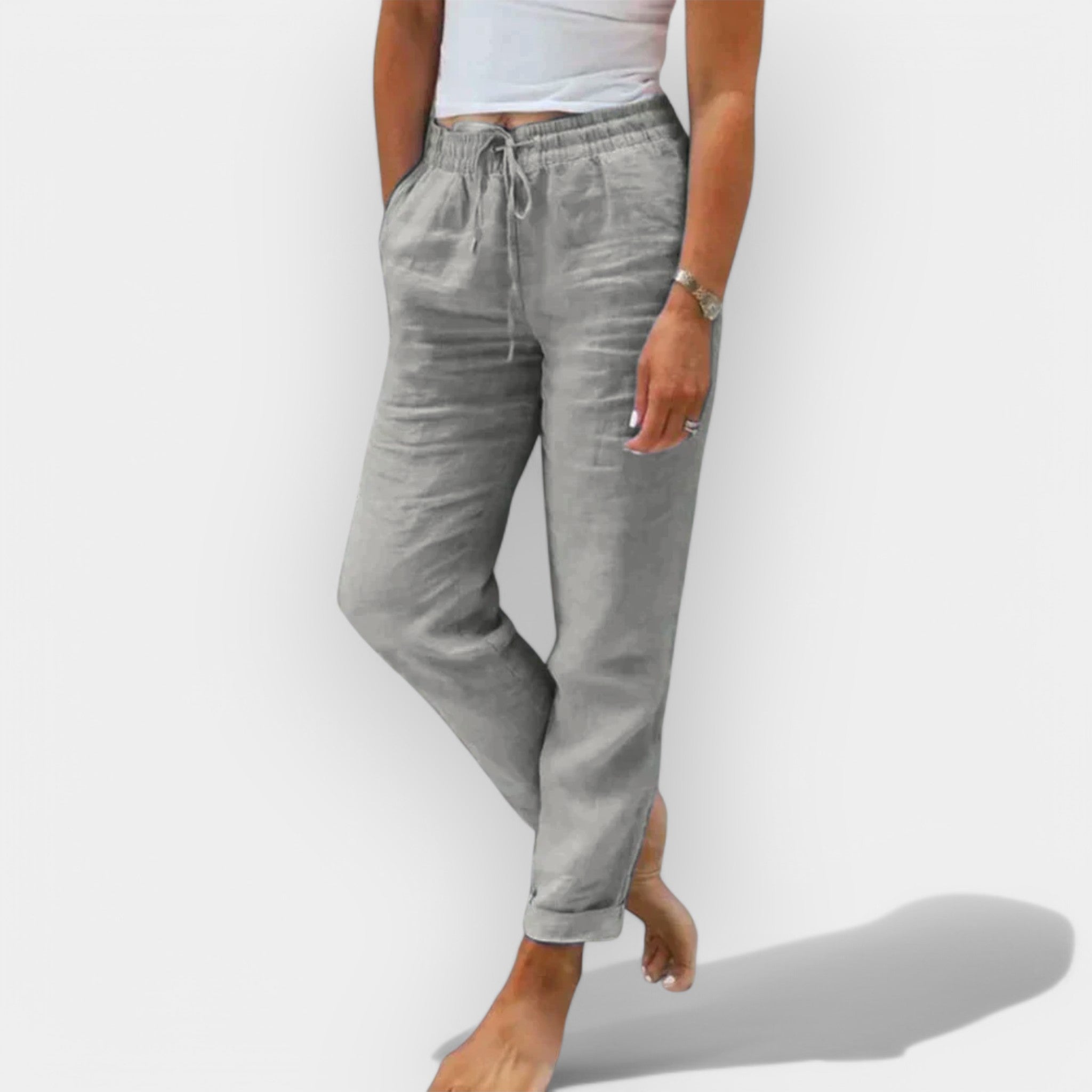 Breezy Linen Summer Trousers