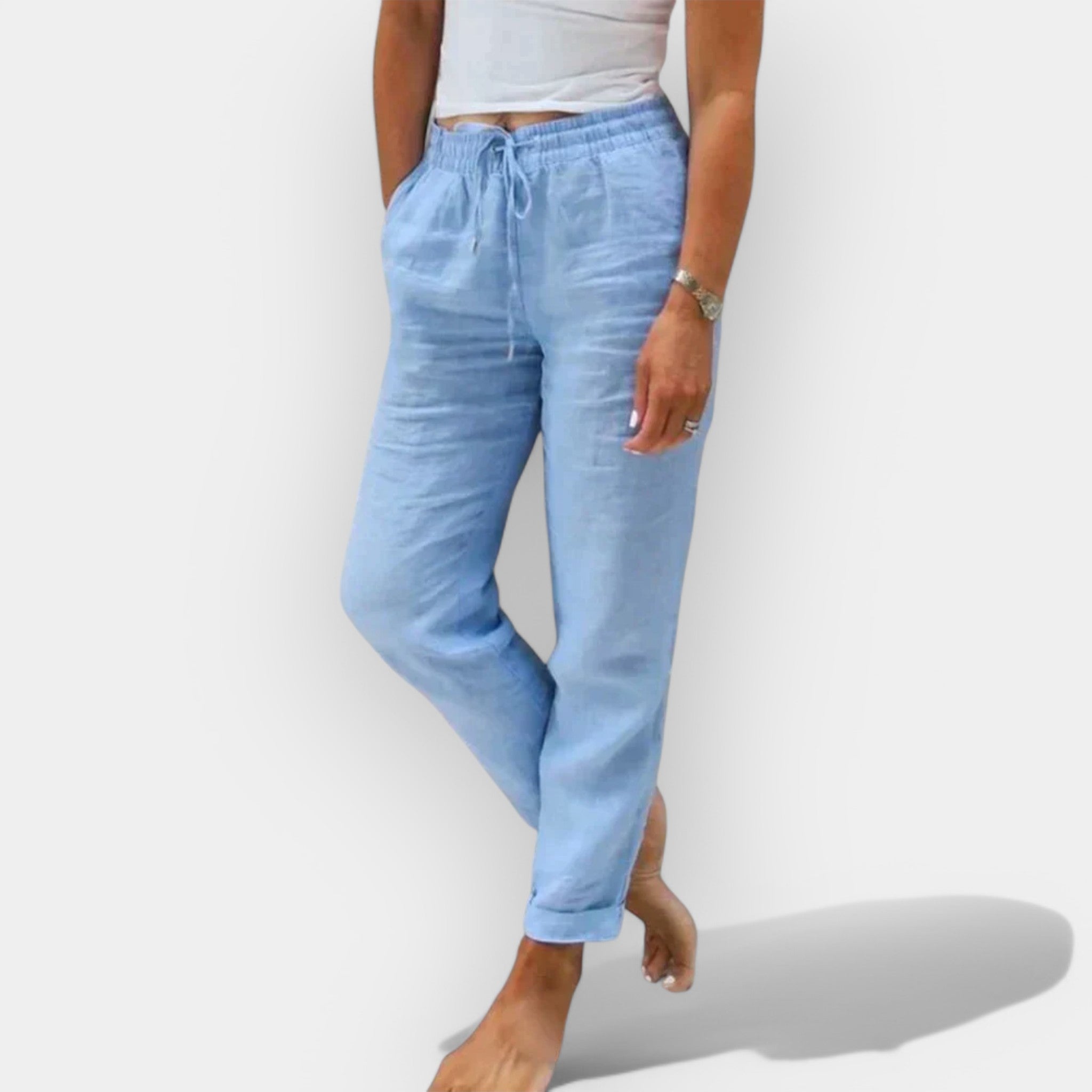 Breezy Linen Summer Trousers