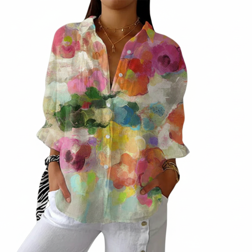 Noelia | Blusa Acuarela de Ensueño