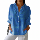 Amy | Blusa Azure Stripe