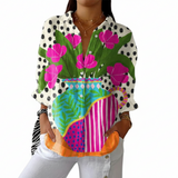 Adela | Blusa Florero en Flor