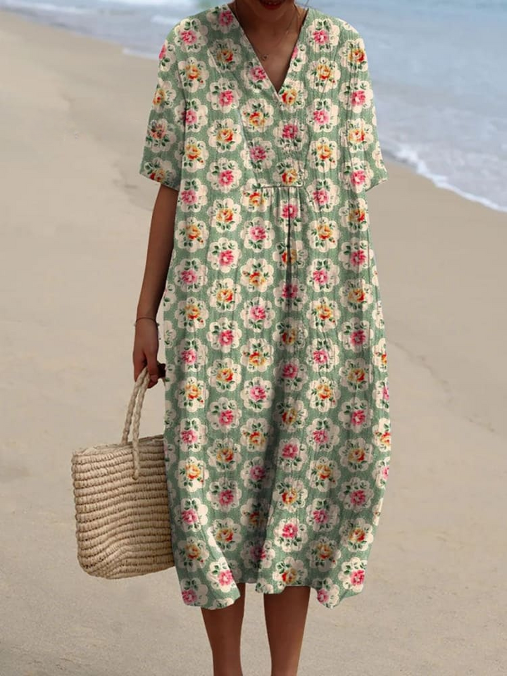 Quirine™ | Vestido Estampado Brisa de Verano