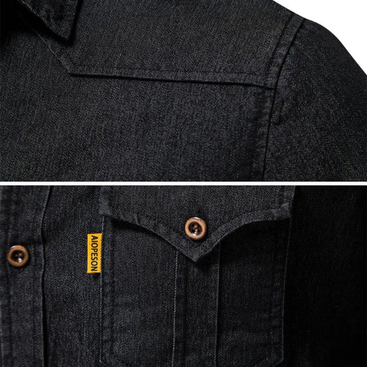DUMONT LYON | CAMISA SLIM DE MEZCLILLA