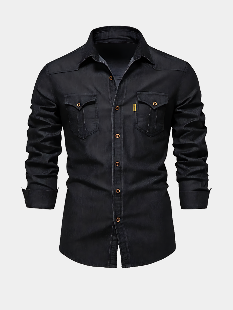DUMONT LYON | CAMISA SLIM DE MEZCLILLA