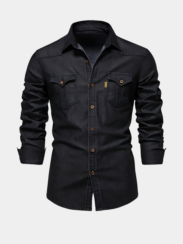 DUMONT LYON | CAMISA SLIM DE MEZCLILLA