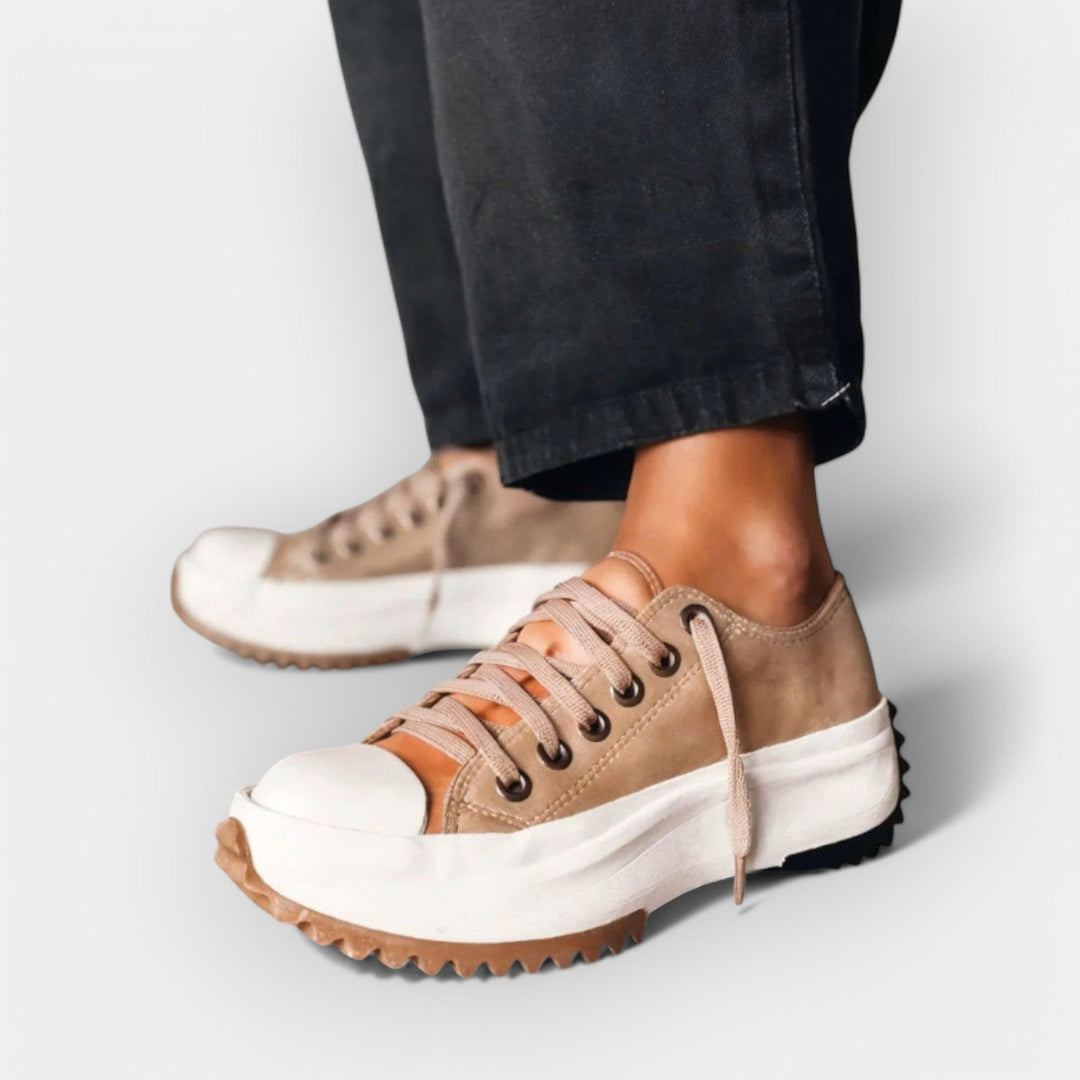 Zapatillas cómodas con suela gruesa