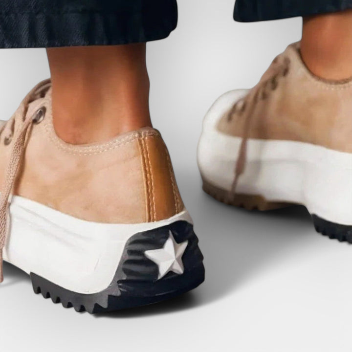 Zapatillas cómodas con suela gruesa