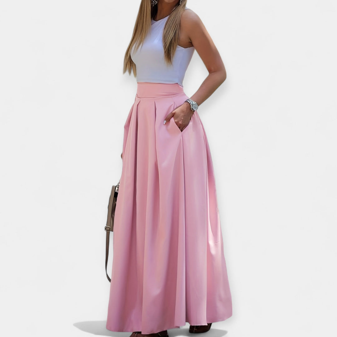 Falda midi elegante