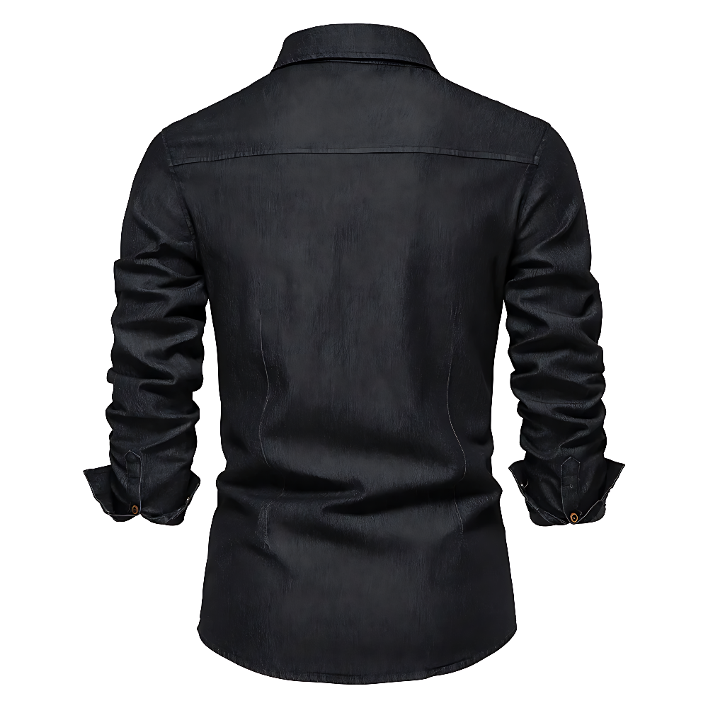 DUMONT LYON | CAMISA SLIM DE MEZCLILLA