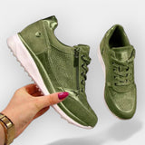 Zapatillas anatómicas con cremallera