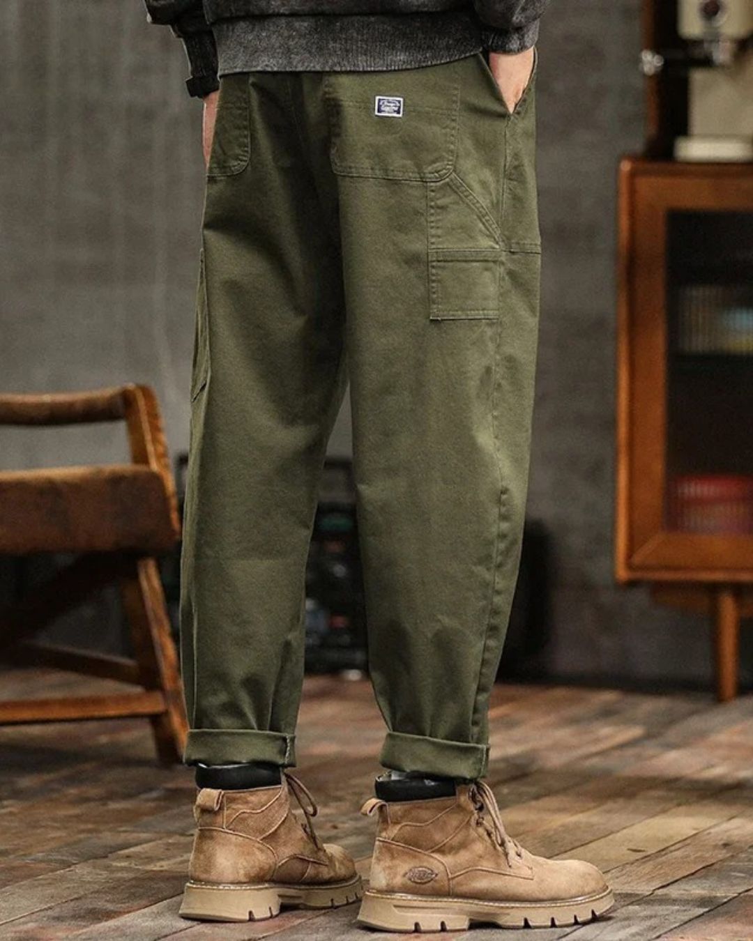 ATELIER Pantalones Cargo Clásicos con Estilo Contemporáneo