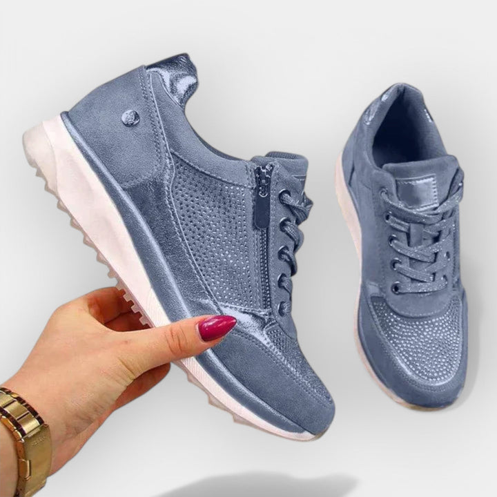 Zapatillas anatómicas con cremallera