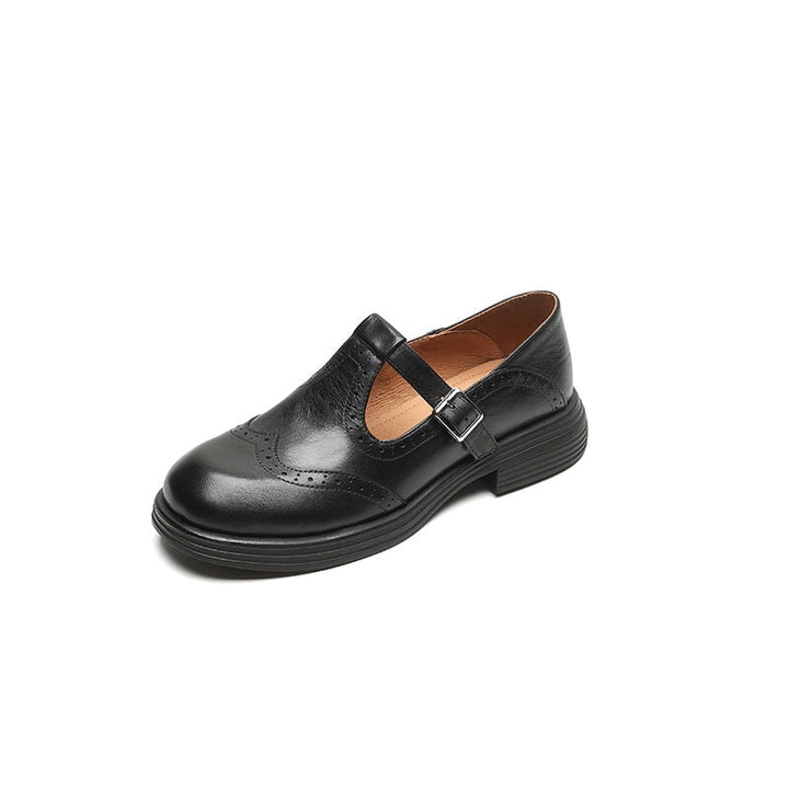 Talvanna | Elegante Zapato Mary Jane de Cuero para el Día a Día