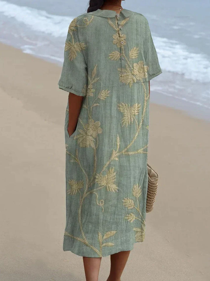 Merel | Vestido Maxi Floral Retro