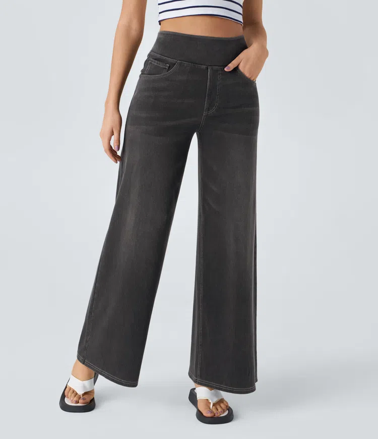 SOLÈNE™ - Easygoing Wide-Leg Jeans