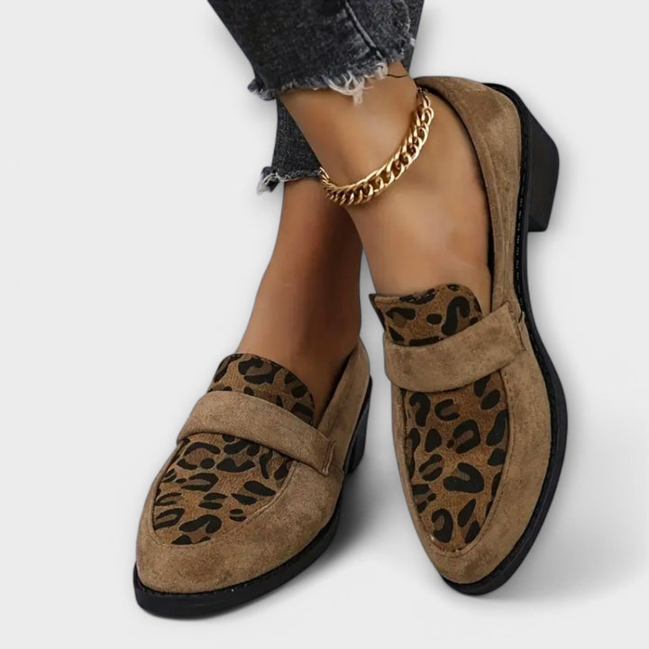 Camila - Elegantes zapatos de leopardo