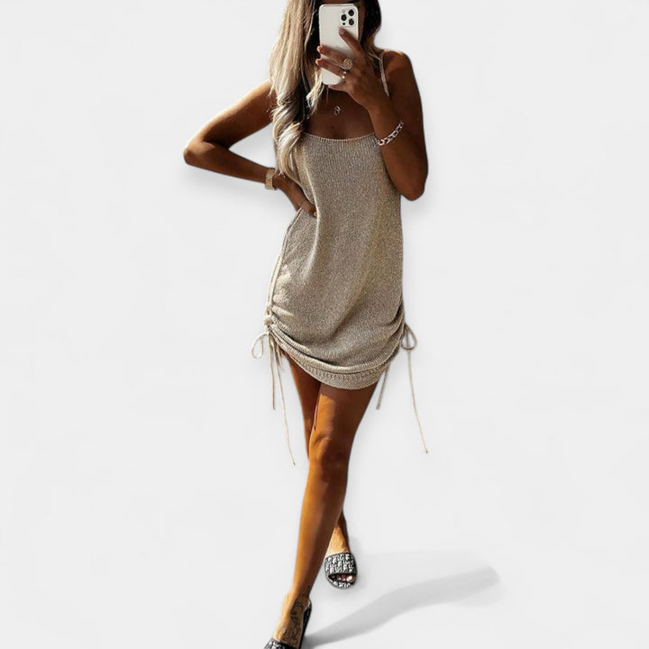 Vestido Knit Oversize sin Mangas