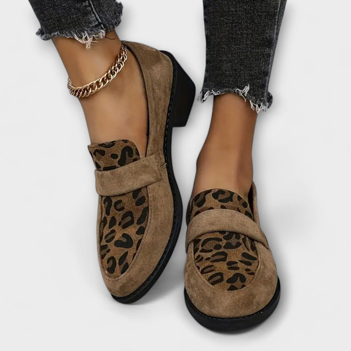Camila - Elegantes zapatos de leopardo