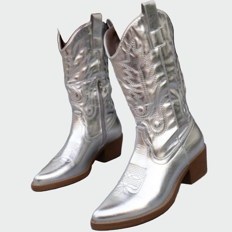 Valve - Metallic Western Cowboy Boots