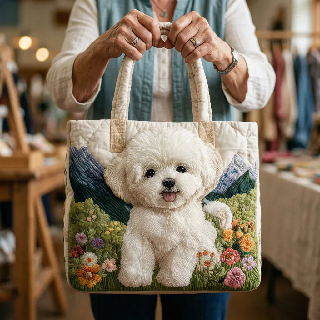 Bolso Artisanal Acolchado - Perro Encantado