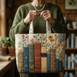 Bolsa Artisanal Acolchada - Libros y Flores