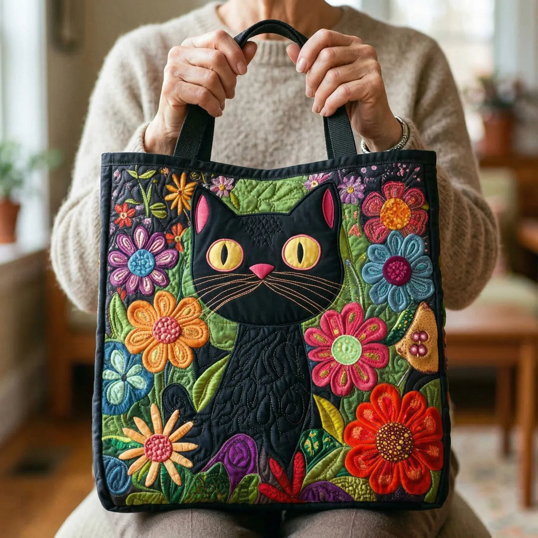 Bolso Acolchado - Gato Negro Encantado