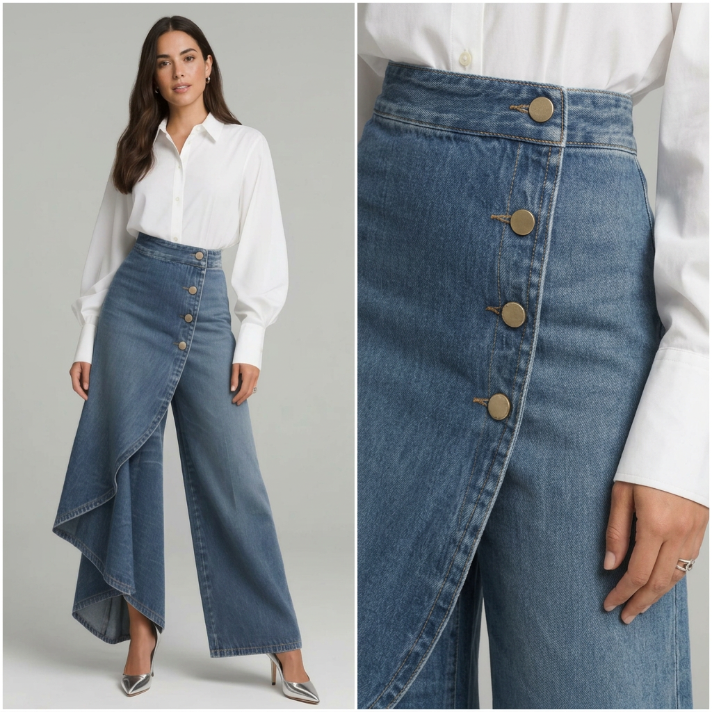 Pantalón Siena™ – Diseño Asimétrico
