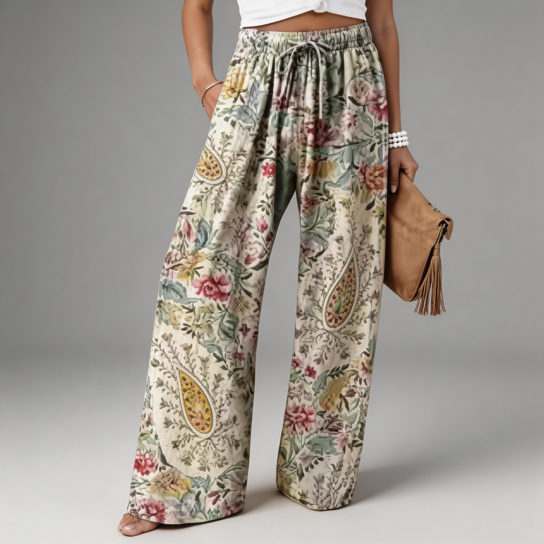 Flora™ Pantalón Fluido Floral