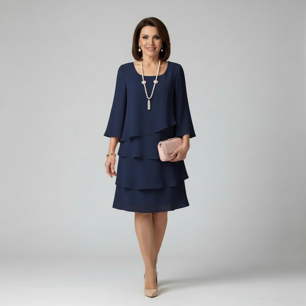 Vestido Carmen™ Capas Elegantes
