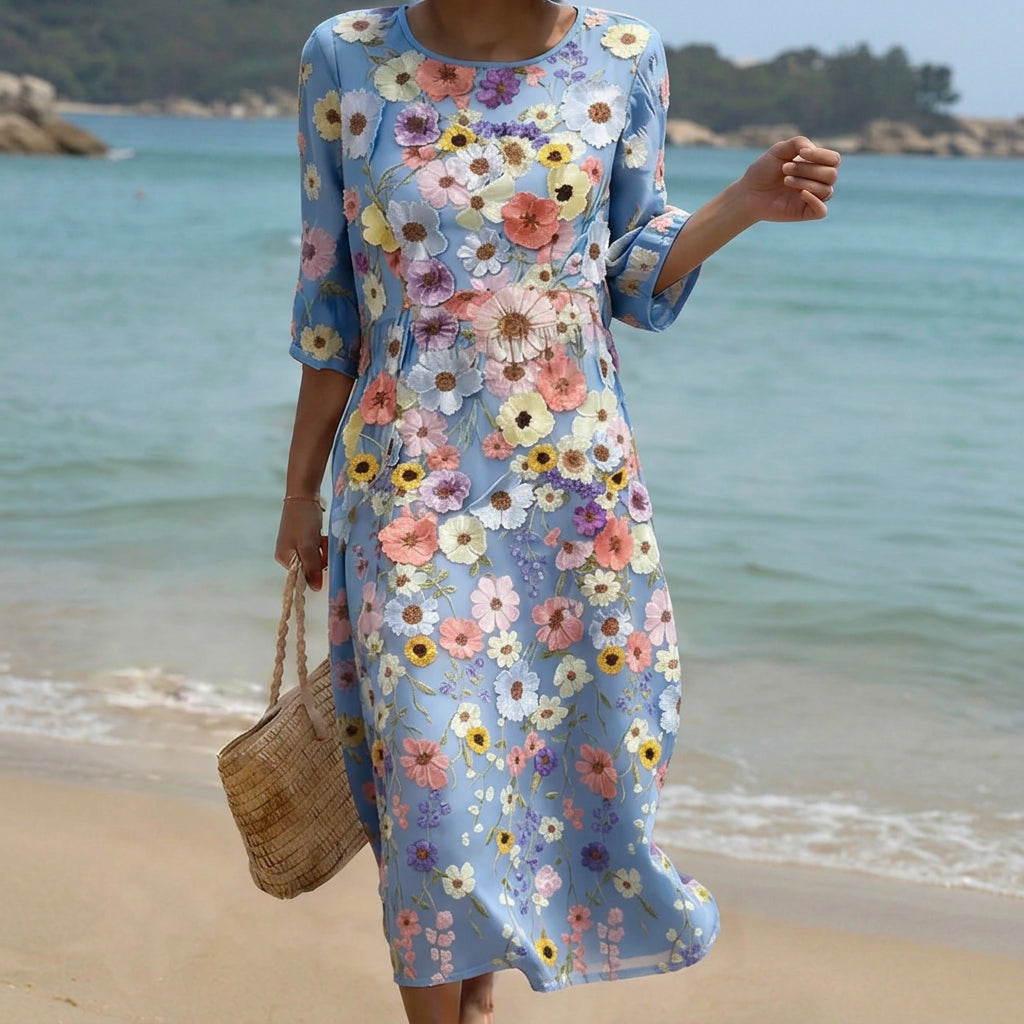 Mel - Vestido Midi Confortable y Elegante