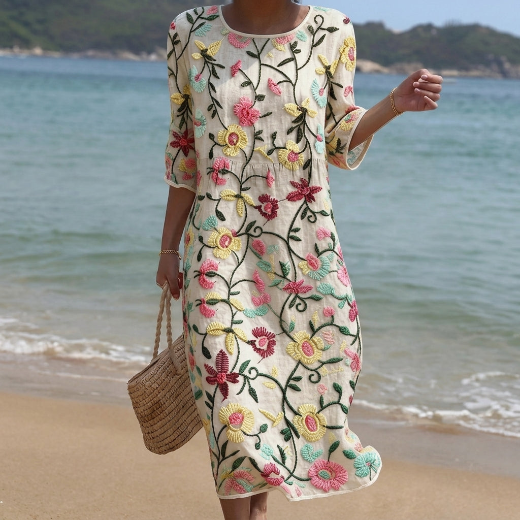 Rebeca - Vestido Floral Femenino
