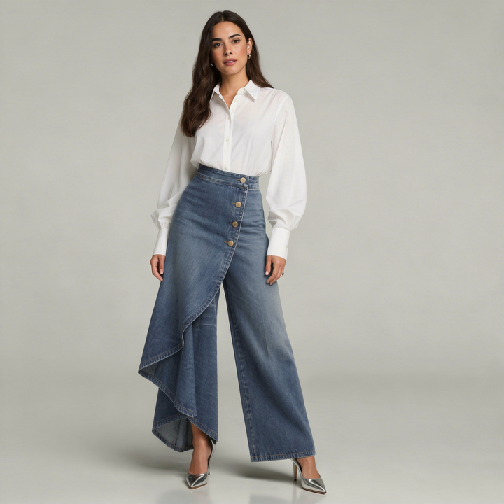 Pantalón Siena™ – Diseño Asimétrico